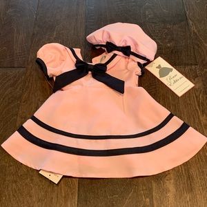 Rare editions sailor dress 3-6 mo